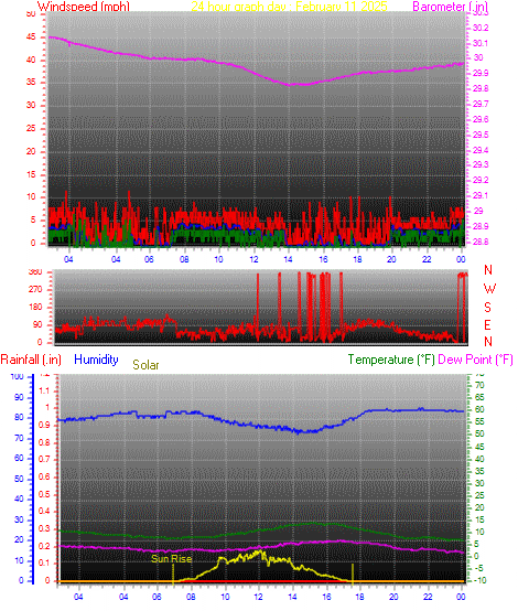 24 Hour Graph for Day 11