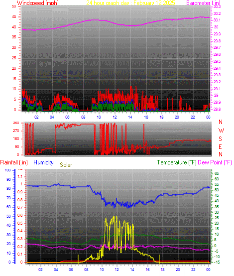 24 Hour Graph for Day 12