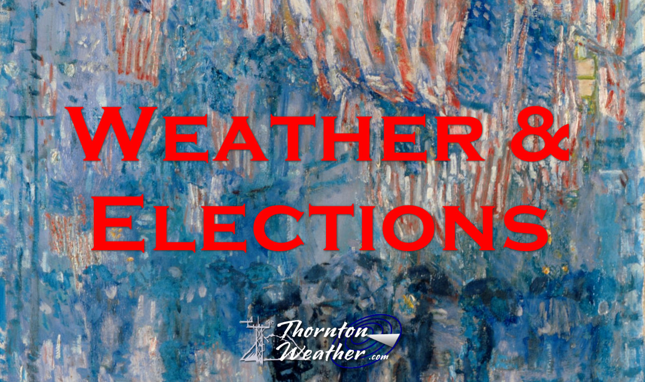 Weather and Elections - Does Mother Nature play a role in determining the outcome? 