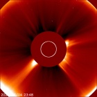 Latest LASCO C2 image of the Sun