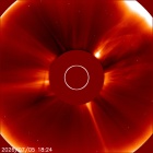 Latest LASCO C2 image of the Sun