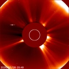 Latest LASCO C2 image of the Sun