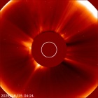 Latest LASCO C2 image of the Sun
