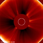 Latest LASCO C2 image of the Sun