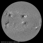 Latest SDO/HMI Magnetogram image of the Sun