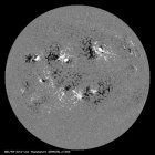 Latest SDO/HMI Magnetogram image of the Sun