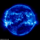 Click for time-lapse image of the sun