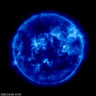Click for time-lapse image of the sun