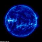 Click for time-lapse image of the sun